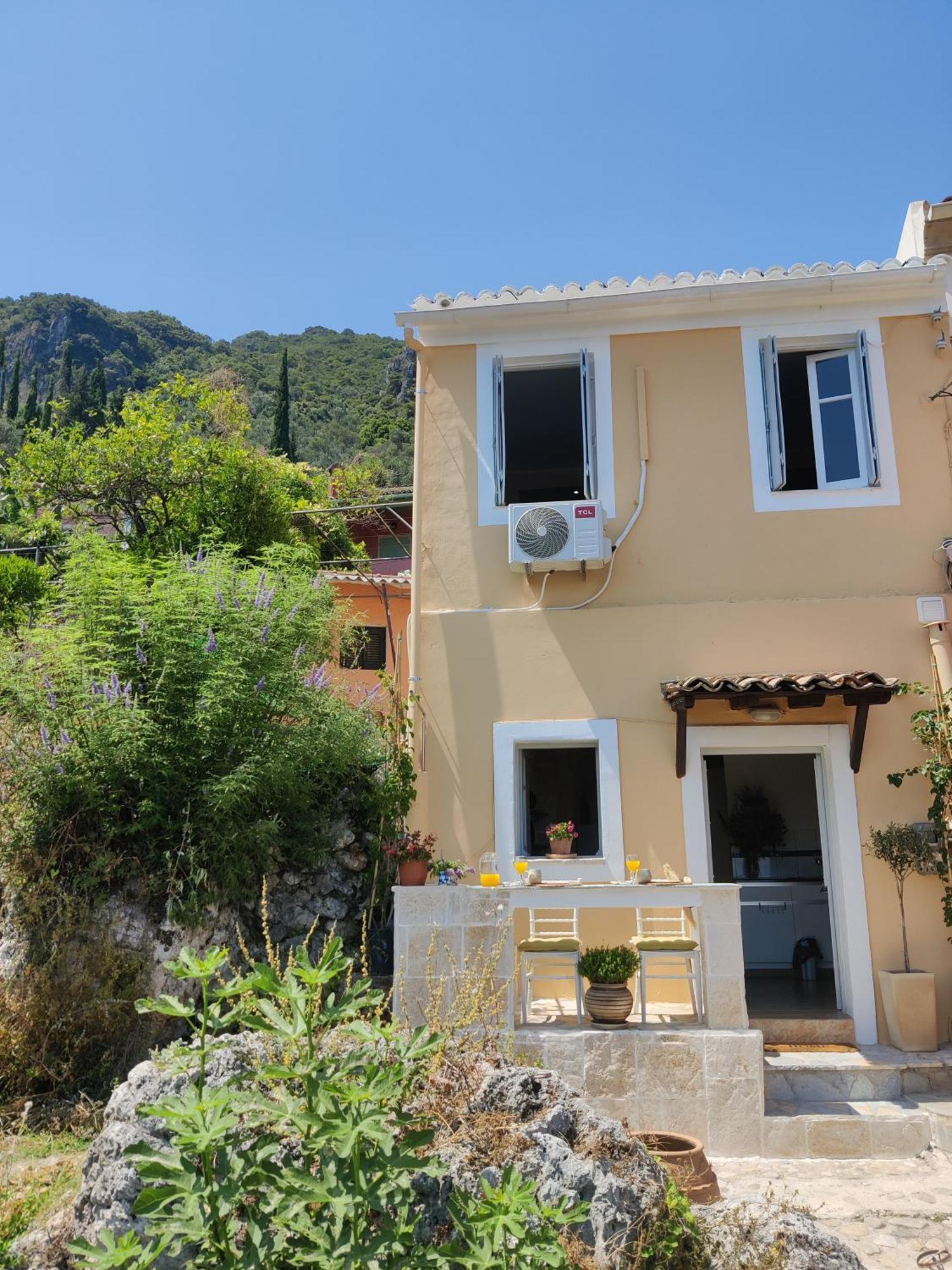 Ferienwohnung Corfu Sea View House - Live In Corfu Like A Local! Ágios Márkos Exterior foto